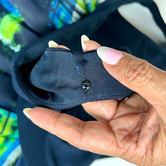 Theia Resort 2015 Silk-Blend Tea Length Formal Dress - Picture 6 of 12